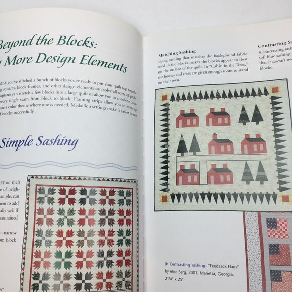 2004 Sensational Settings 80+ Ways Arrange Quilt Blocks Joan Hanson Revised Ed - Picture 7 of 15